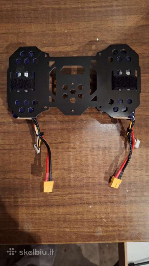 Drone fiber glass dual battery holder