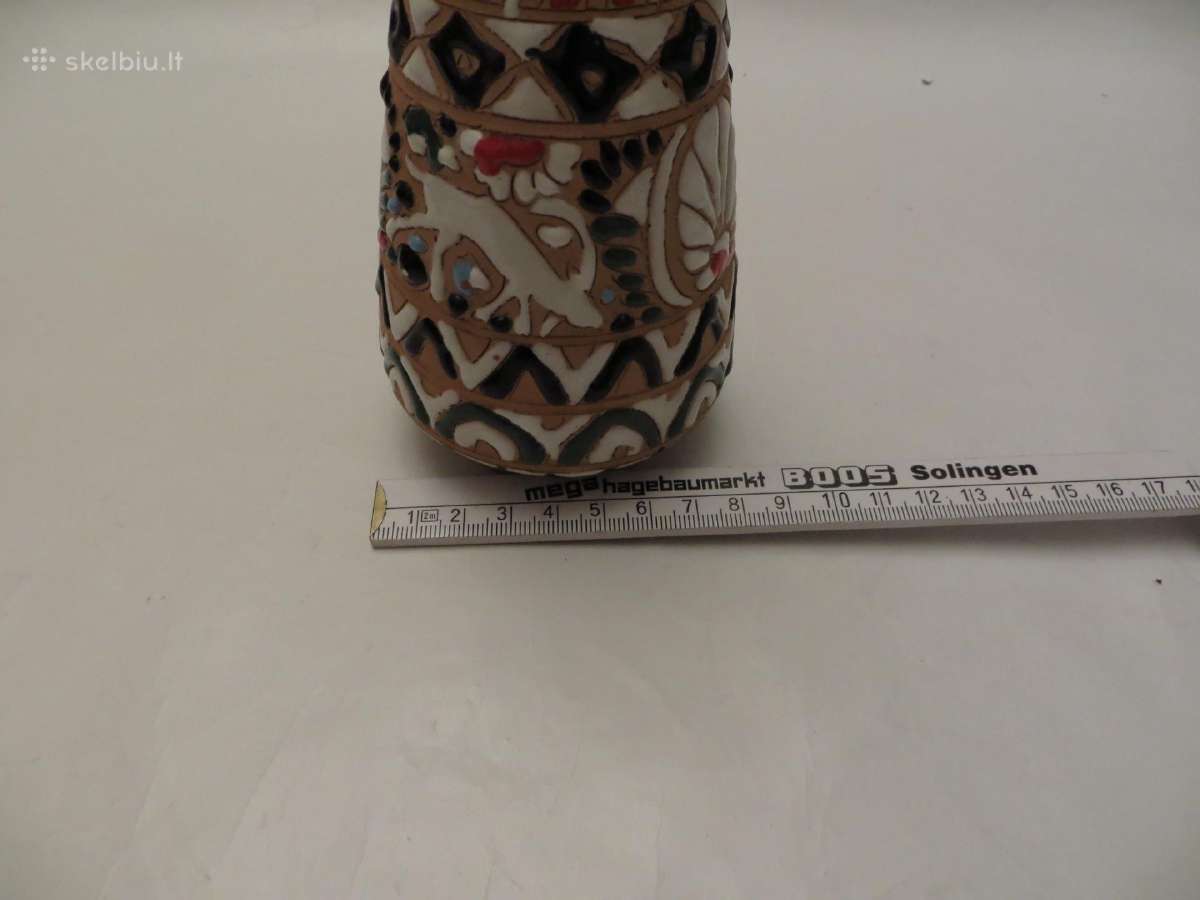 Vaza keraminė vintažinė maža 15 cm - nuotraukos Nr. 12