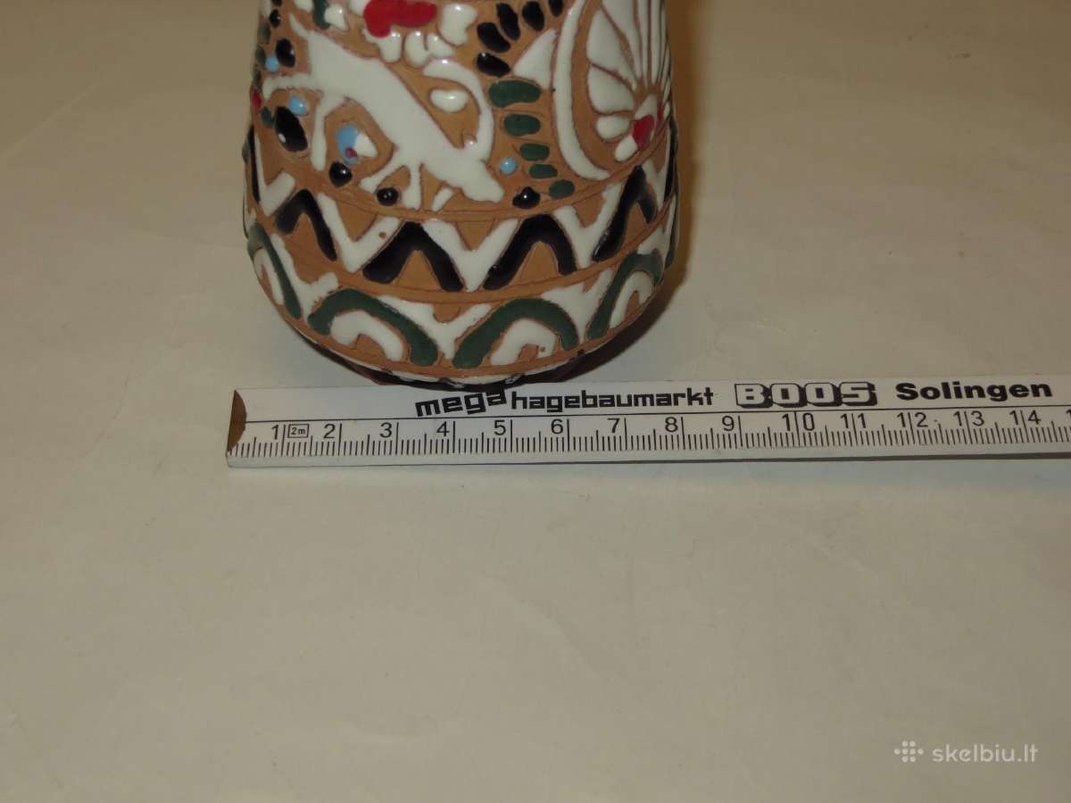 Vaza keraminė vintažinė maža 15 cm - nuotraukos Nr. 13