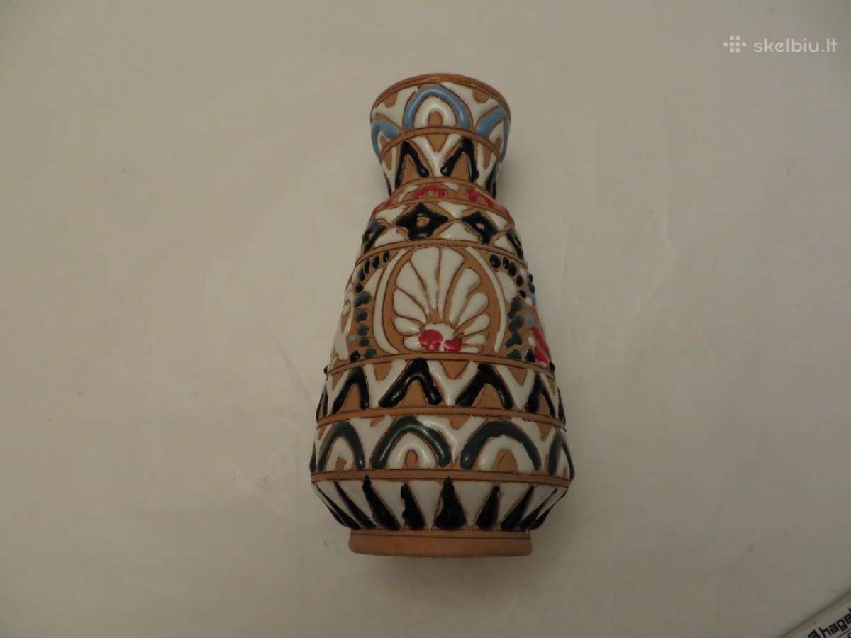 Vaza keraminė vintažinė maža 15 cm - nuotraukos Nr. 14