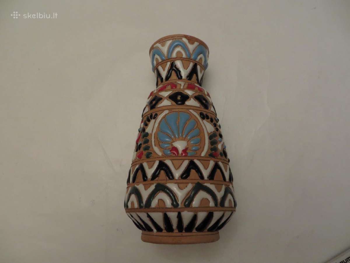 Vaza keraminė vintažinė maža 15 cm - nuotraukos Nr. 16