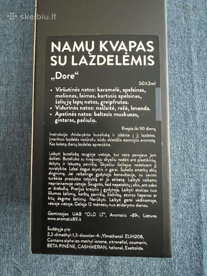 Aromatic 89 - kvapas namams "Dore" 50 ml, su lazd. - nuotraukos Nr. 2