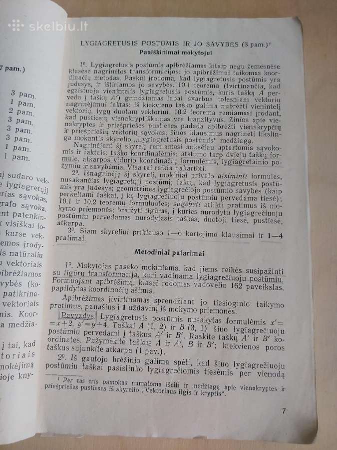 Sena knyga Geometrija IX klasėje - nuotraukos Nr. 9