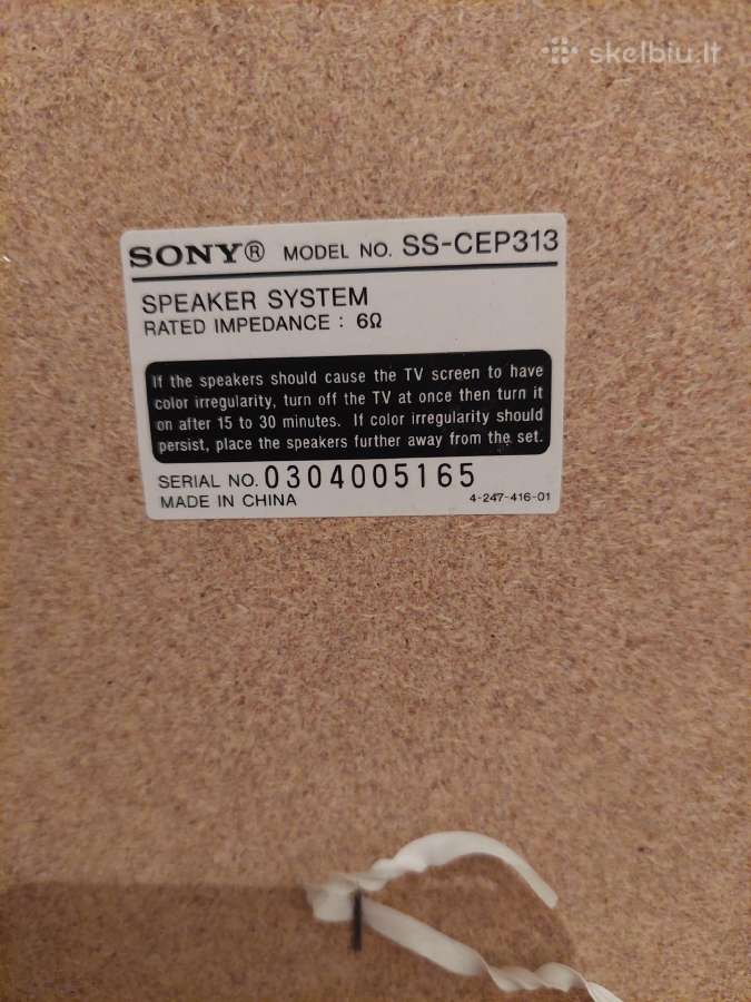 Sony kolonėlė - nuotraukos Nr. 3