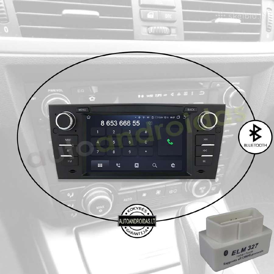 Bmw 3 E90 E91 E92 2004-13 Android multimedia GPS - nuotraukos Nr. 5