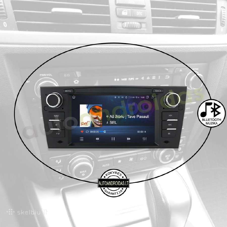 Bmw 3 E90 E91 E92 2004-13 Android multimedia GPS - nuotraukos Nr. 6