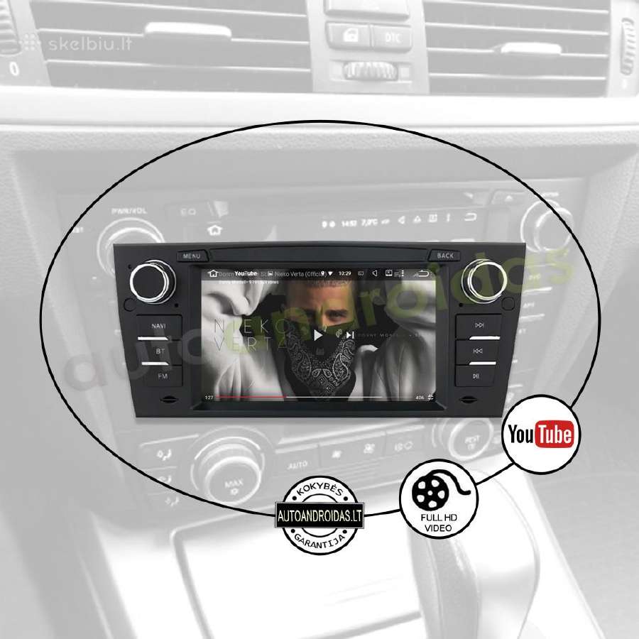Bmw 3 E90 E91 E92 2004-13 Android multimedia GPS - nuotraukos Nr. 9