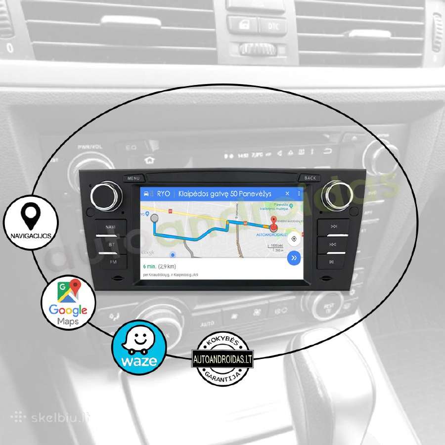Bmw 3 E90 E91 E92 2004-13 Android multimedia GPS - nuotraukos Nr. 11
