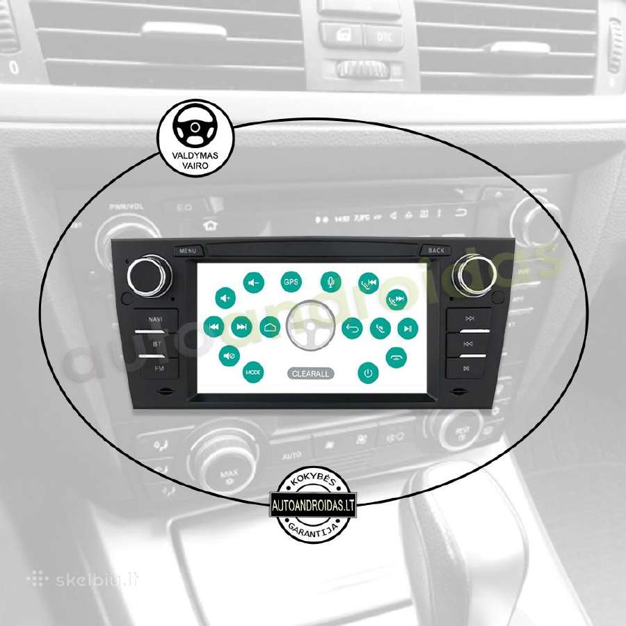 Bmw 3 E90 E91 E92 2004-13 Android multimedia GPS - nuotraukos Nr. 12