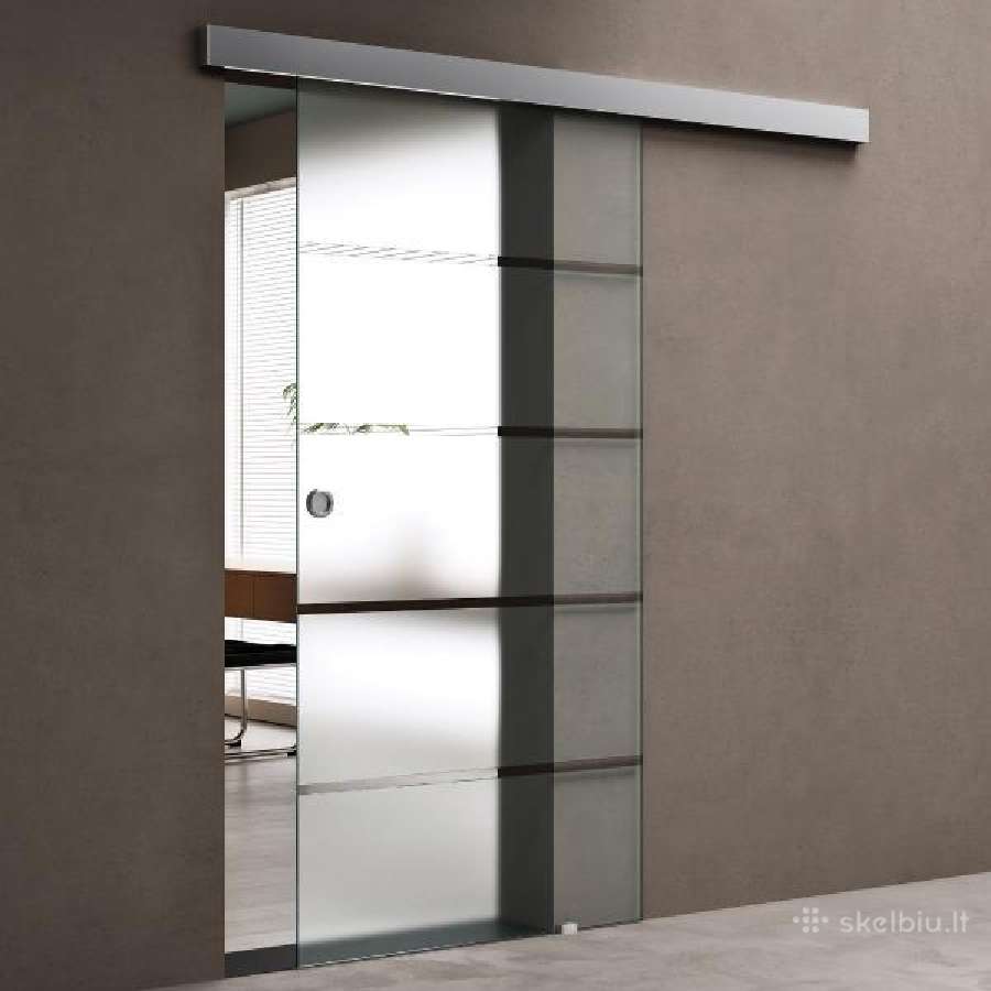 Stiklinės stumdomos durys su Softclose nuo 228eur - nuotraukos Nr. 3