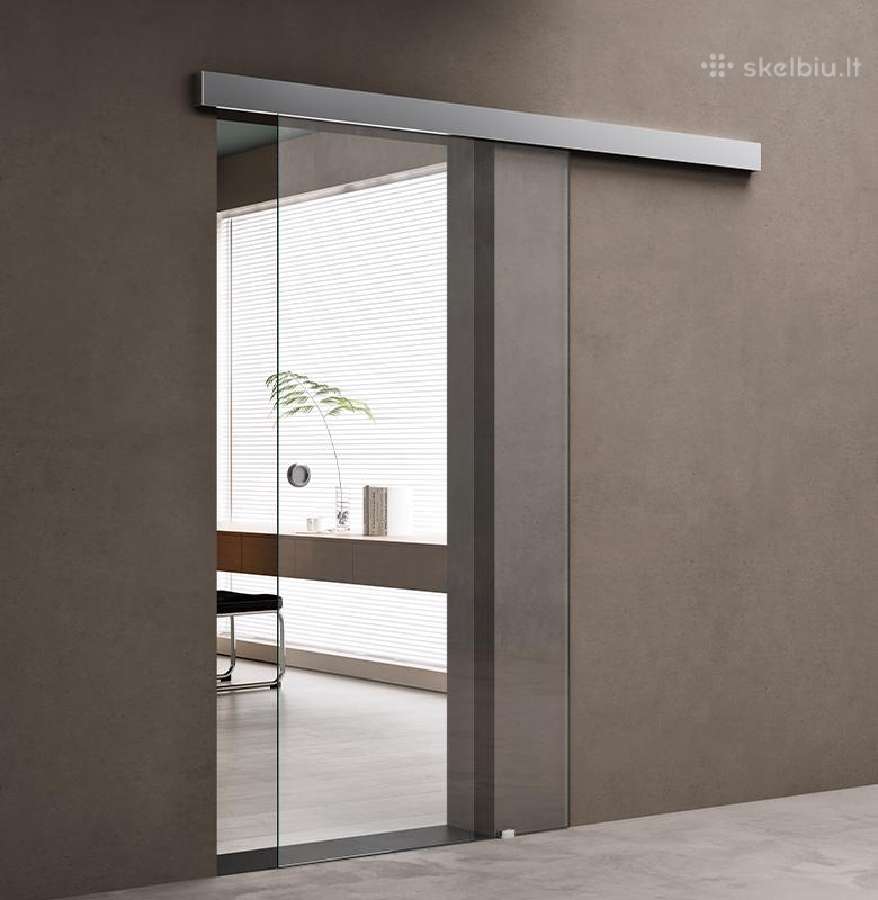 Stiklinės stumdomos durys su Softclose nuo 228eur - nuotraukos Nr. 8