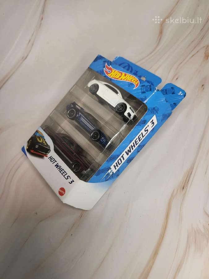 Hot Wheels 3 modeliukų rinkinys