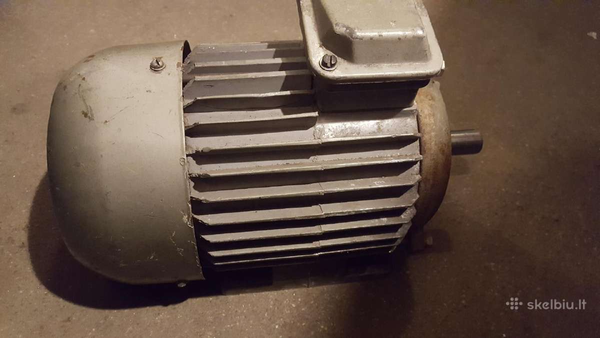 Trifazės variklis 1,5 kw, 1400 aps/min
