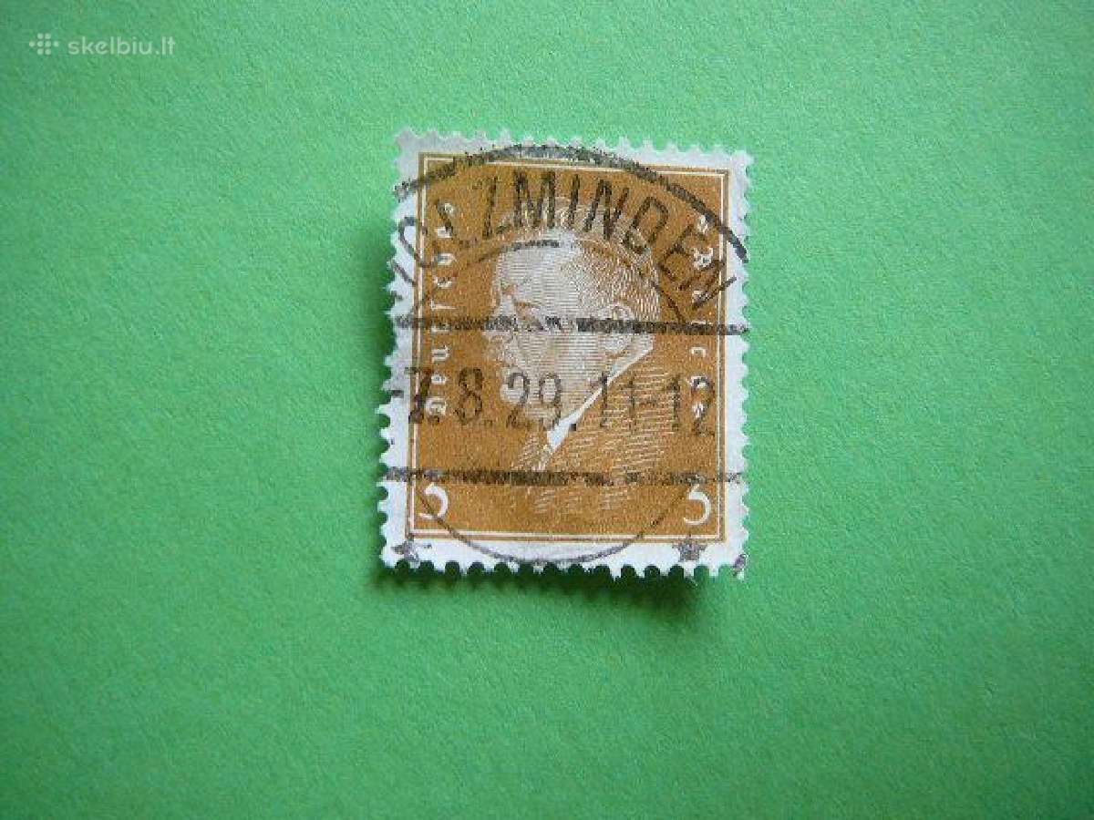 Reichsprezidentas Vokietija 1928 3pf. vkt410a