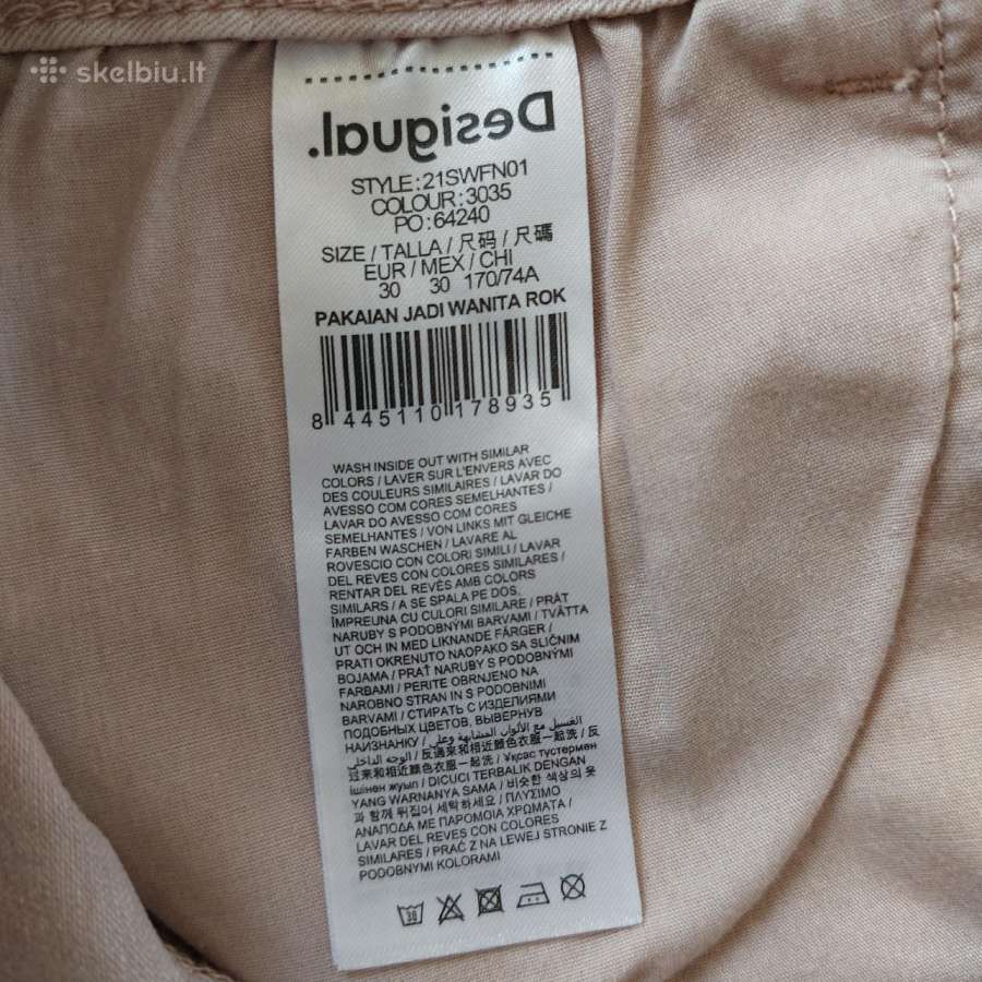 Desigual mini sijonas 30 dydžio su aplikacijomis - nuotraukos Nr. 19