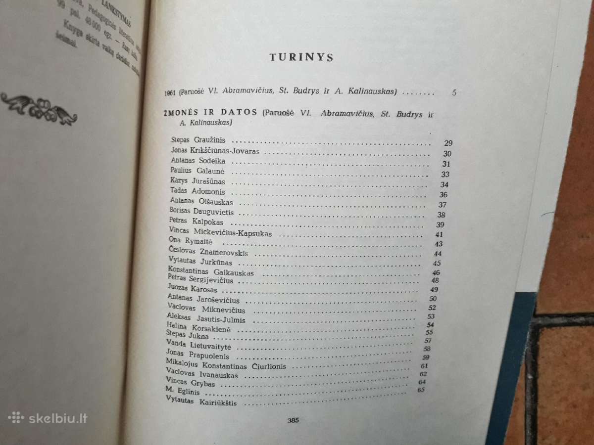 "Literatūros ir meno metraštis" 1961 metai - nuotraukos Nr. 11