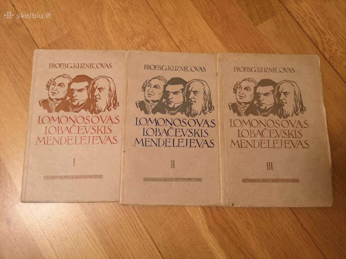 Lomonosovas, Lobačevskis, Mendelejevas