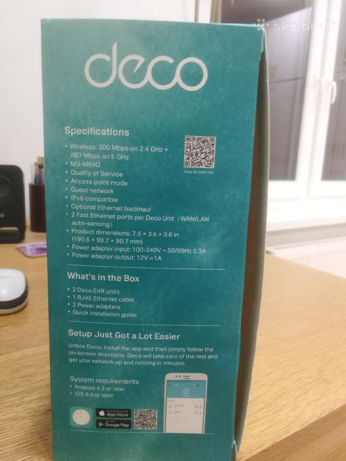 Tp-link Deco 2800 - nuotraukos Nr. 7