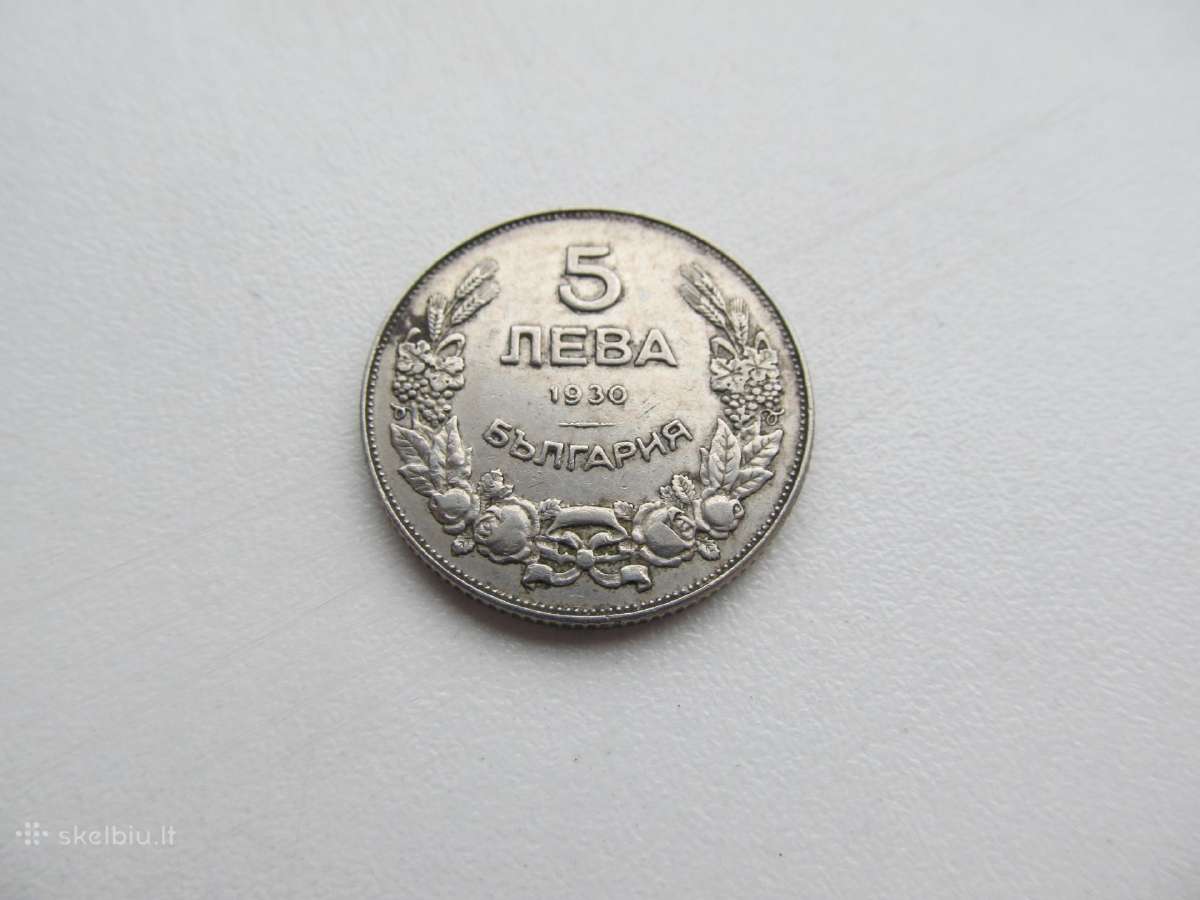 5 levai , Bulgarija , 1930