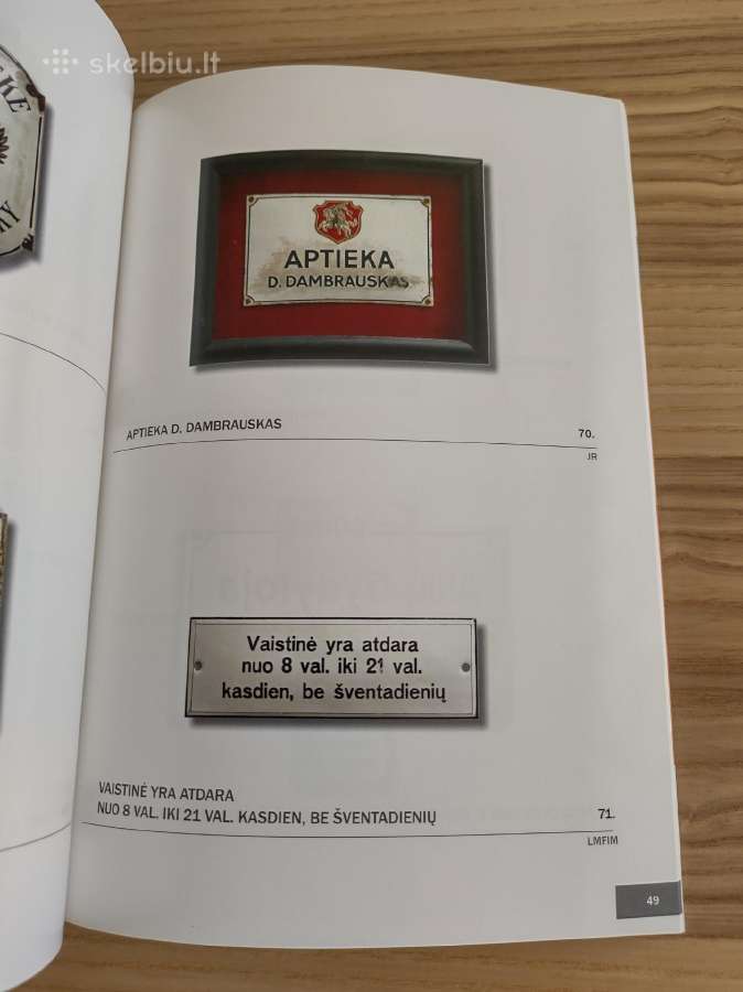 Knyga. Emalės ir iškabos Lietuvoje - nuotraukos Nr. 3