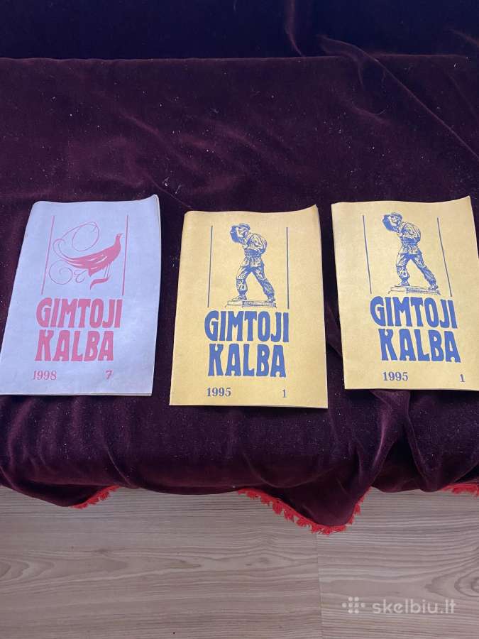 Parduodami žurnalai Gimtoji kalba