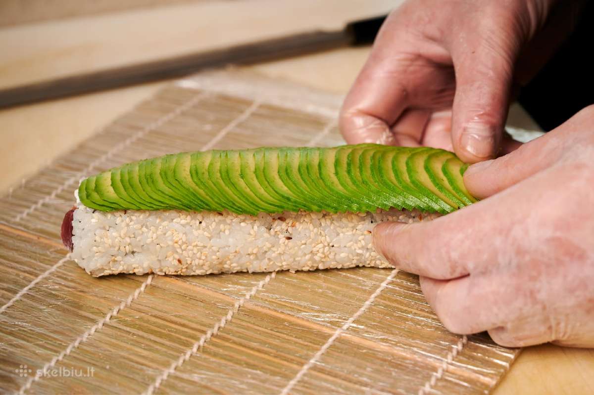 Sushi gaminimo pamokos/kursai