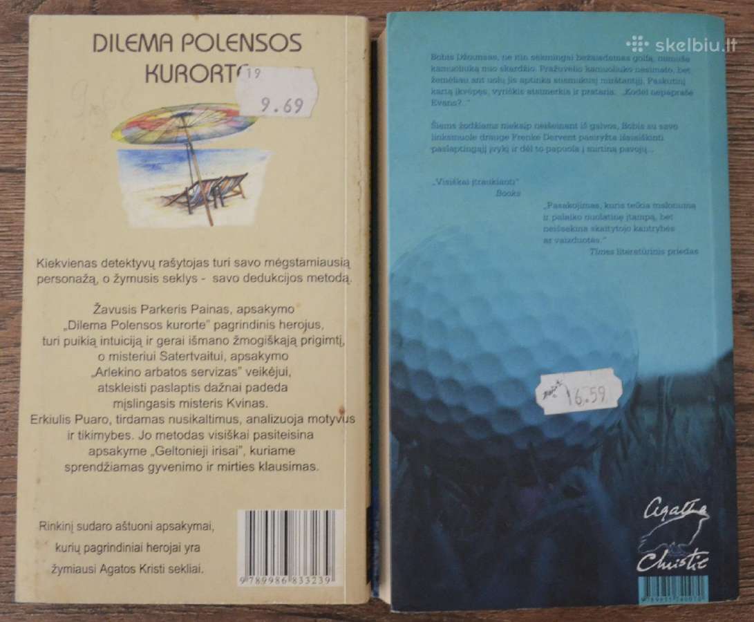 Agatos Kristi dvi knygos - nuotraukos Nr. 2