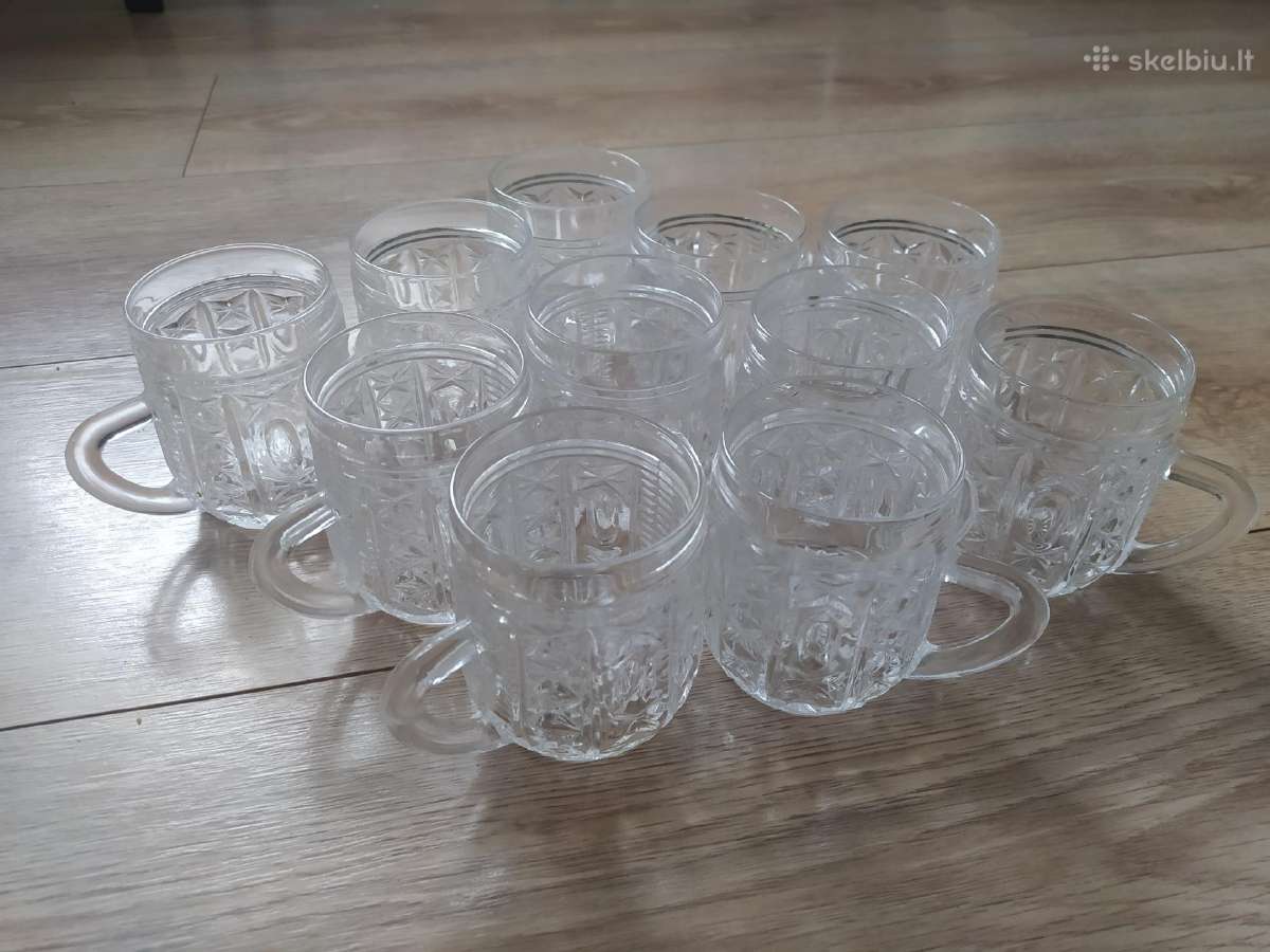 Stiklinės su rankena
