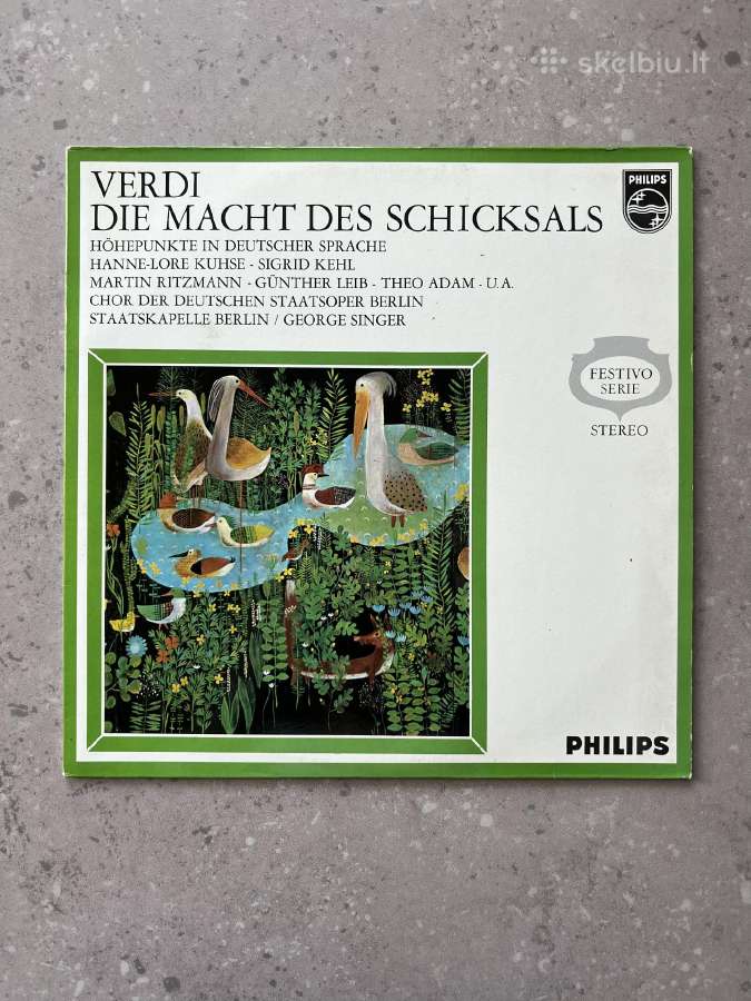 Giuseppe Verdi vinilinė plokštelė lp