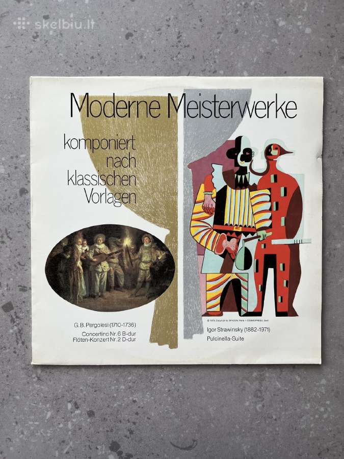 Igor Strawinsky vinilinė plokštelė lp