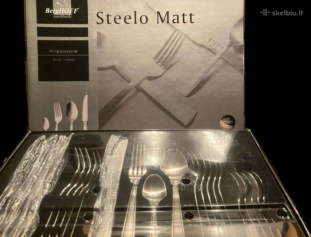 Berghoff stalo įrankių rinkinys "Steelo matt" - nuotraukos Nr. 2