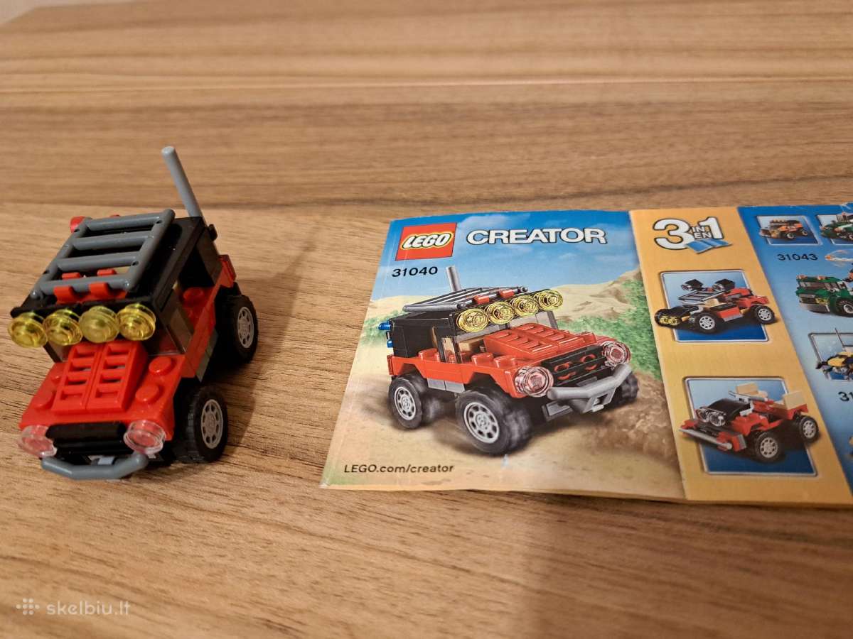 31040 Lego Creator Dykumų lenktynininkai 6-12m. - nuotraukos Nr. 3