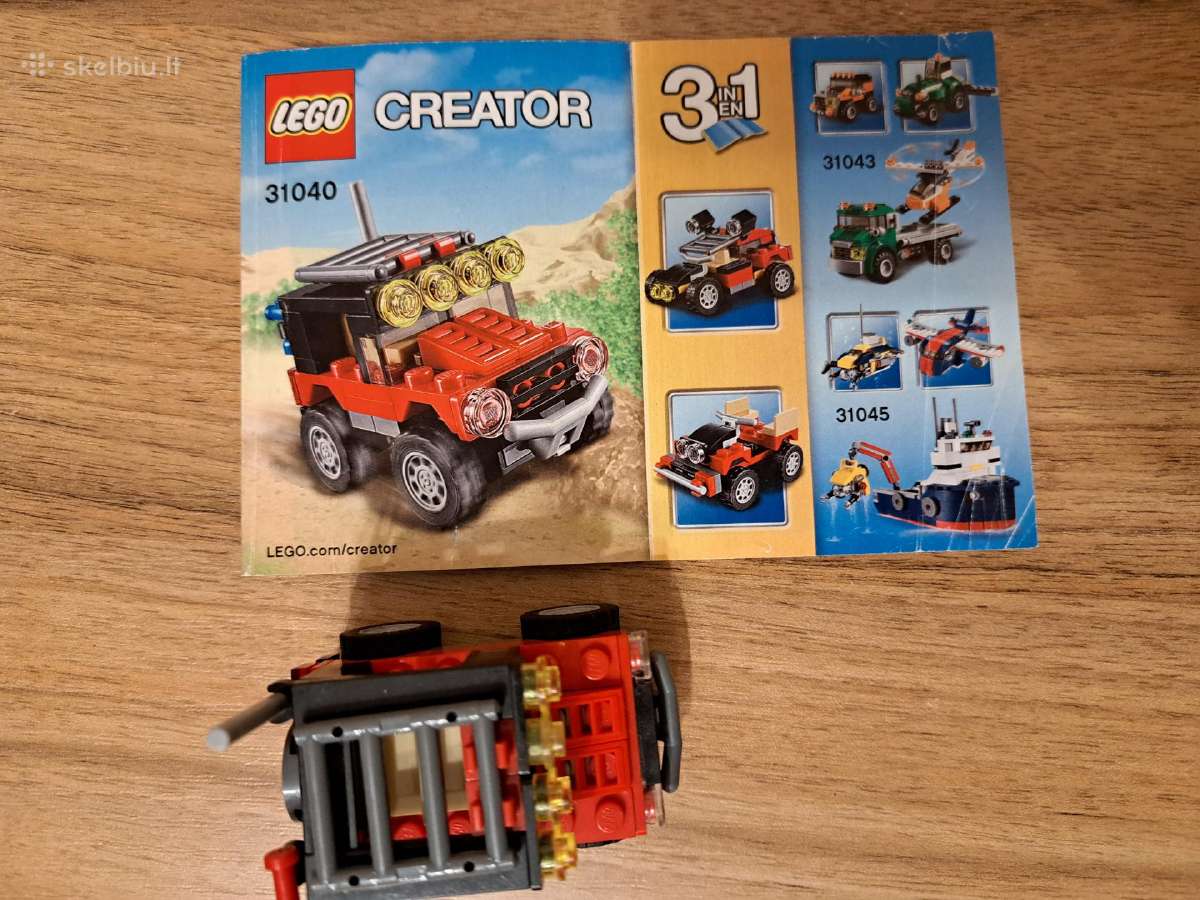 31040 Lego Creator Dykumų lenktynininkai 6-12m. - nuotraukos Nr. 4
