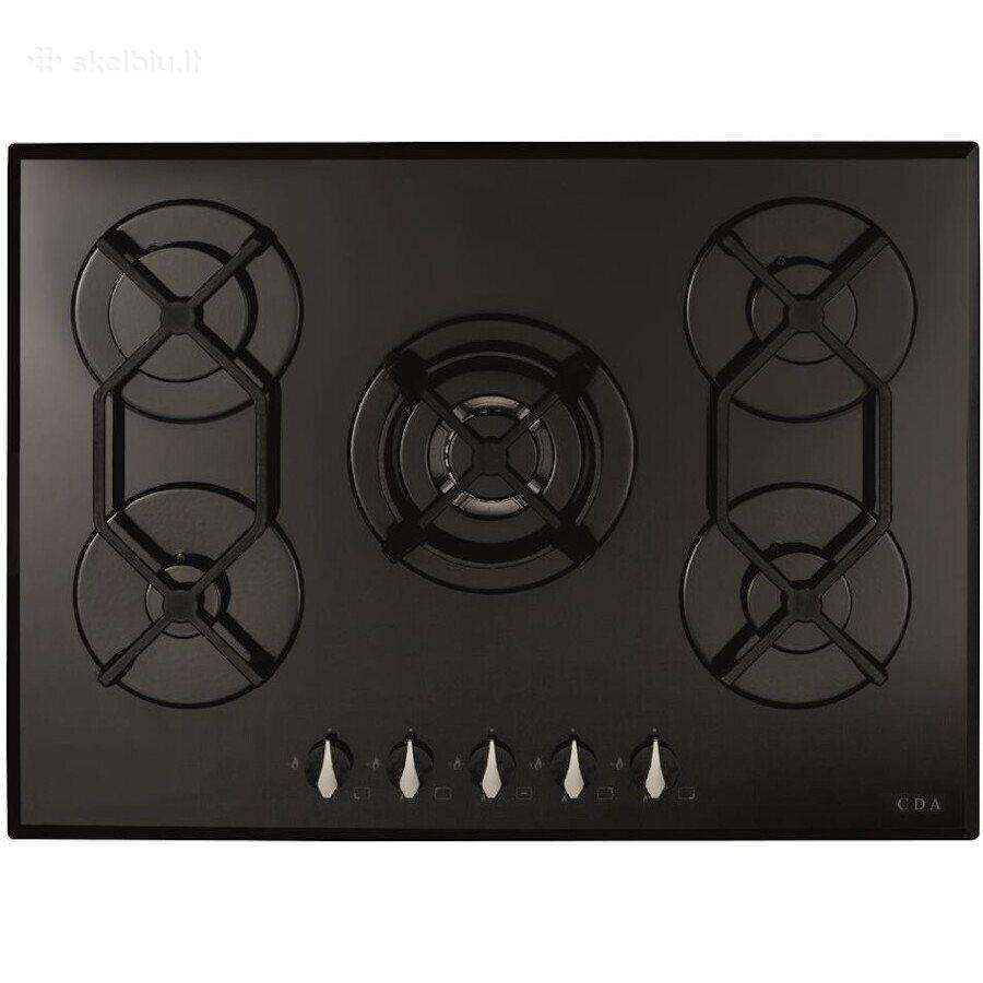 Cda Hvg721bl 70cm juoda stikline dujine kaitlente - nuotraukos Nr. 2