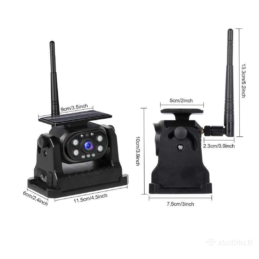 Magnetinė WiFi galinio vaizdo kamera (įkraunama) - nuotraukos Nr. 4