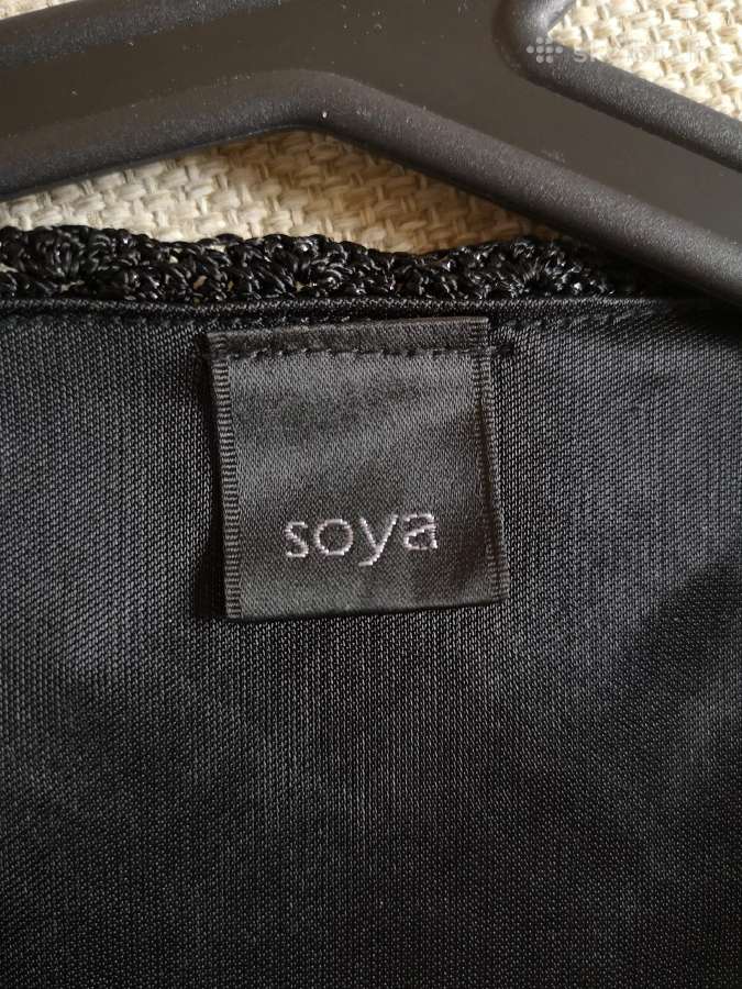 Soya juodas blizgus nertas susagstomas megztukas - nuotraukos Nr. 8