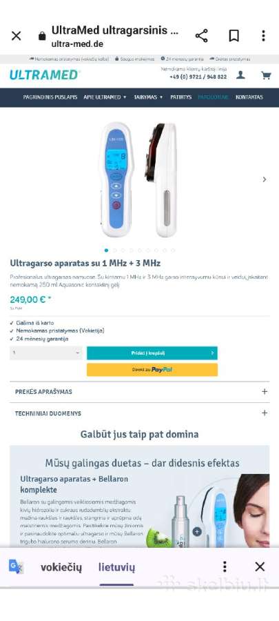 Masažas veidui ultra garsu! Efektyvumo Garantija! - nuotraukos Nr. 5
