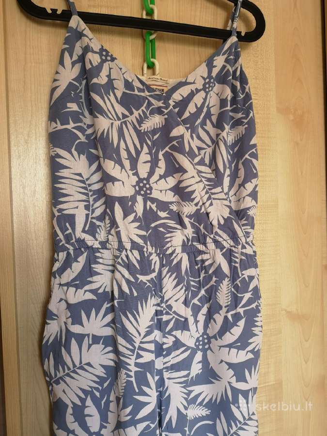 Hilfiger denim žydras gėlėtas kombinezonas - nuotraukos Nr. 3