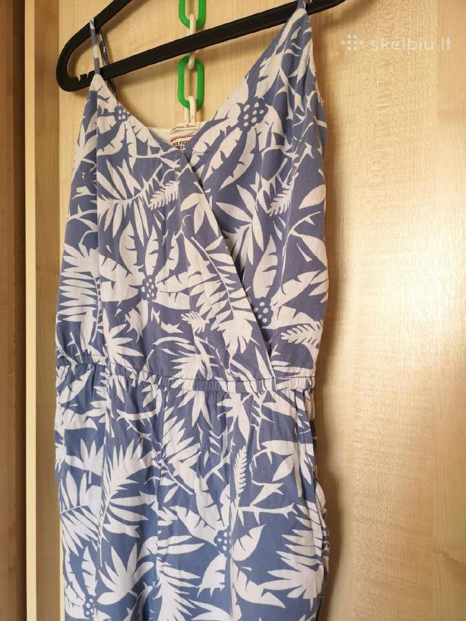 Hilfiger denim žydras gėlėtas kombinezonas - nuotraukos Nr. 5