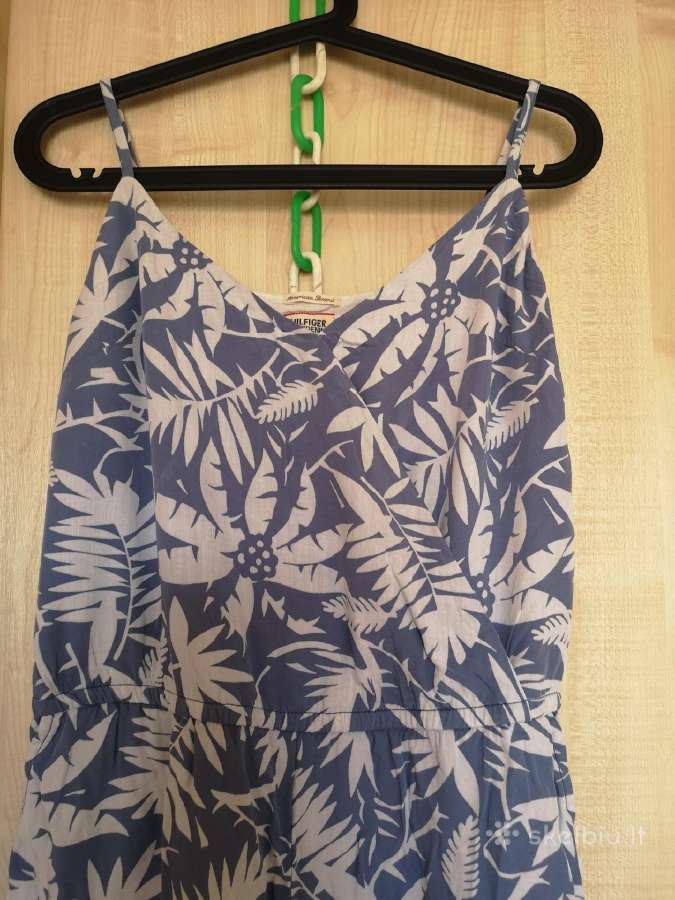 Hilfiger denim žydras gėlėtas kombinezonas - nuotraukos Nr. 6
