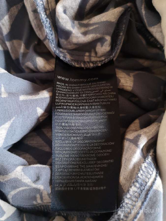Hilfiger denim žydras gėlėtas kombinezonas - nuotraukos Nr. 8
