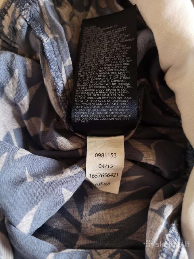 Hilfiger denim žydras gėlėtas kombinezonas - nuotraukos Nr. 12