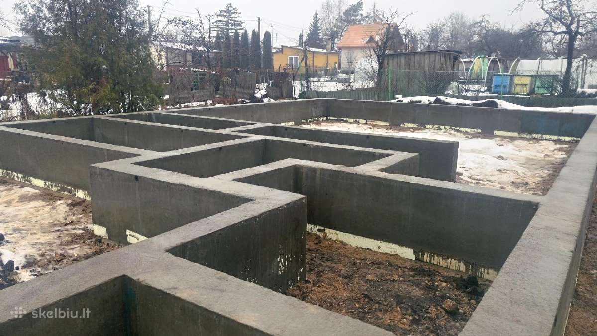 Namo pamatų liejimas, pamatų gilinimas - nuotraukos Nr. 8