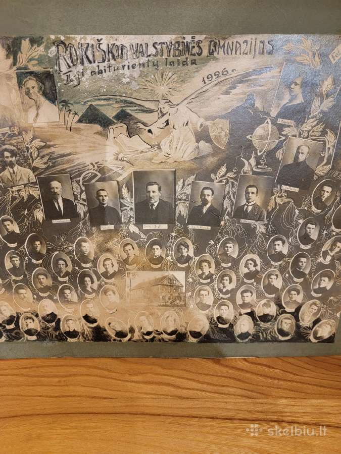 1926 m.rokiškio Valstybinės gimnazijos vinjetė