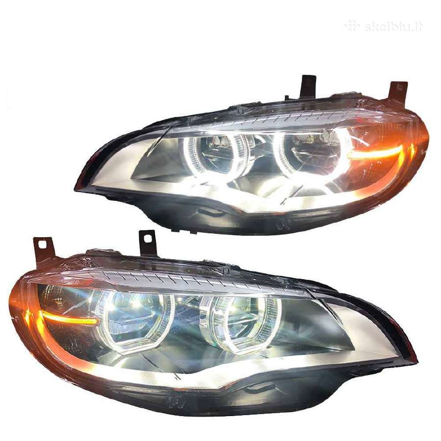 Modifikuoti Bmw X6 E71 priekiniai žibintai