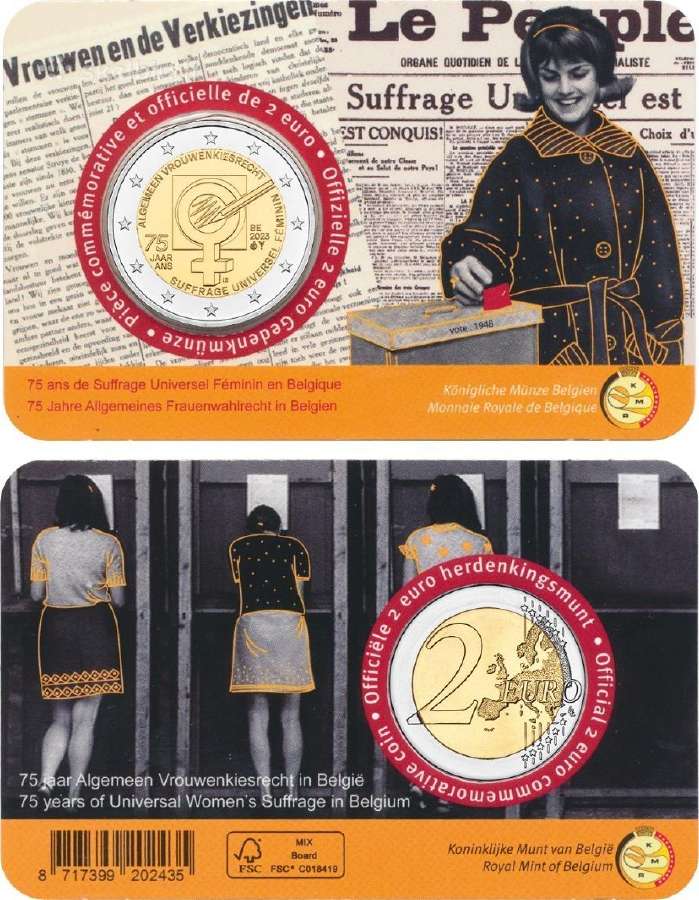 Belgija 2023 Visuotinės moterų rinkimų teisės