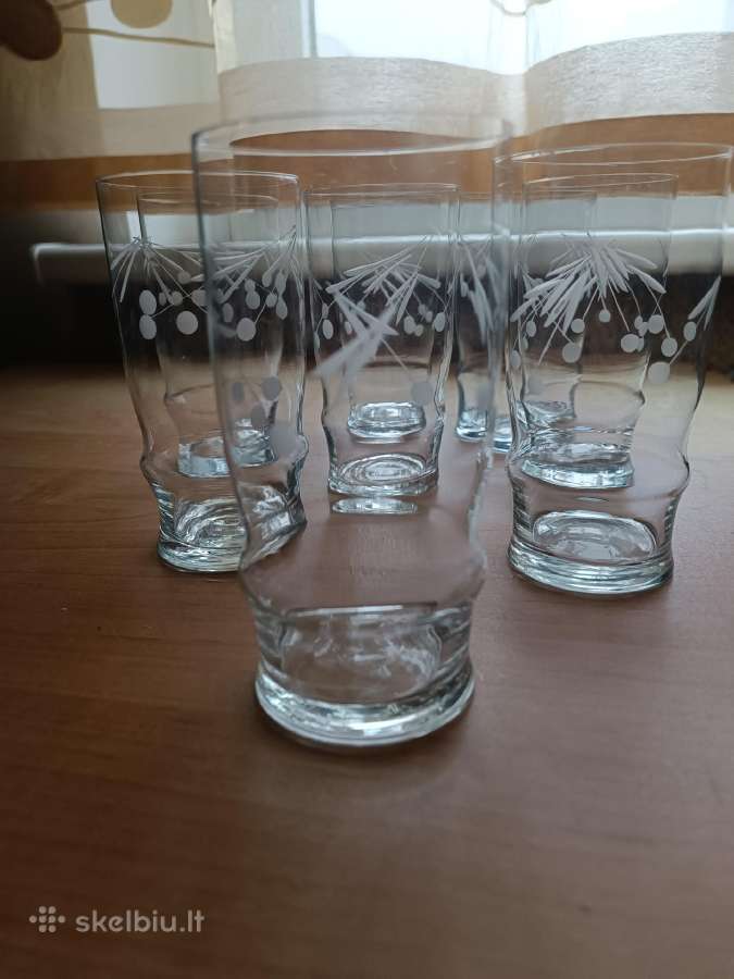 Graviruotos stiklinės - nuotraukos Nr. 2
