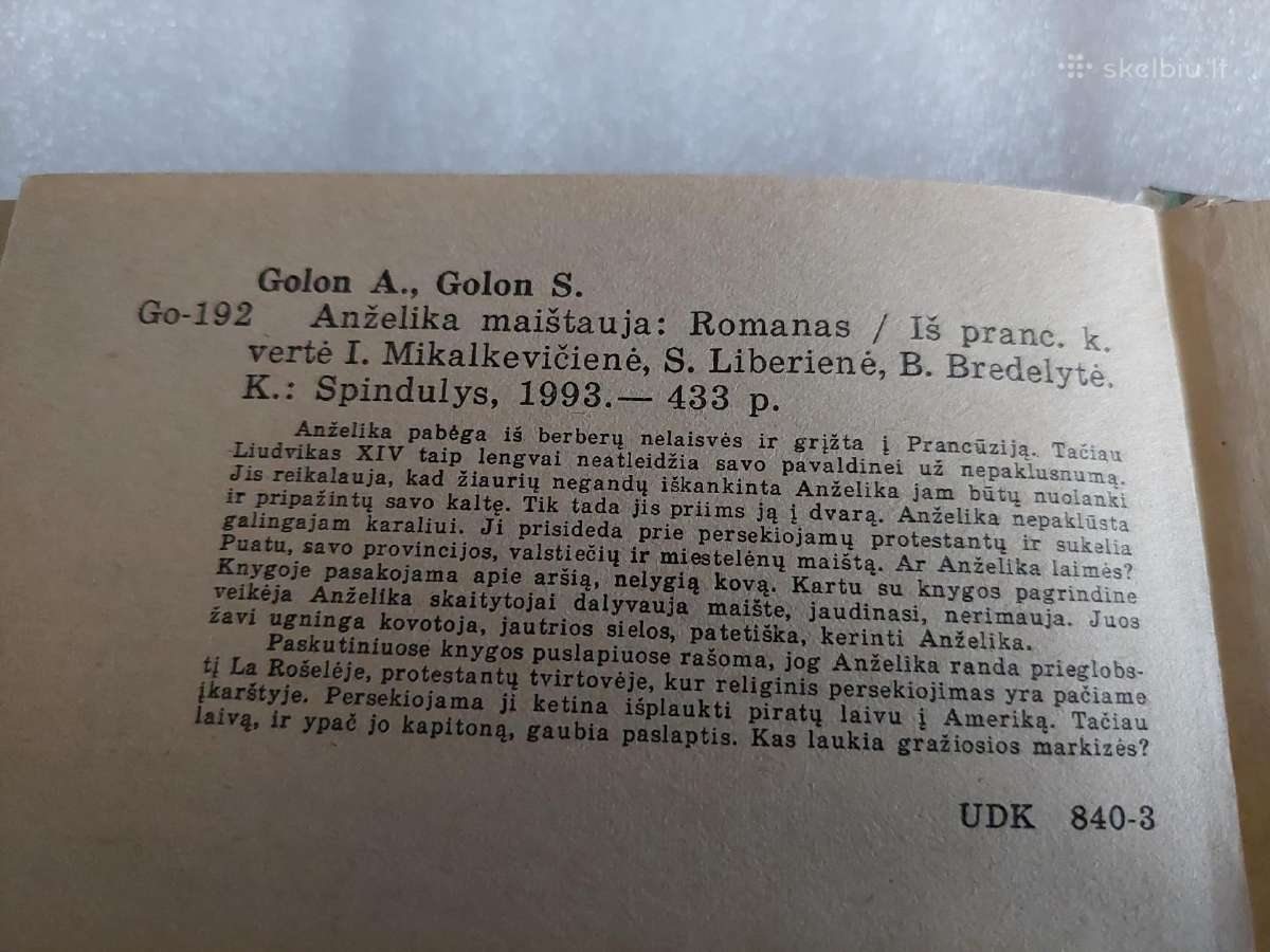 Anželika maištauja - nuotraukos Nr. 3