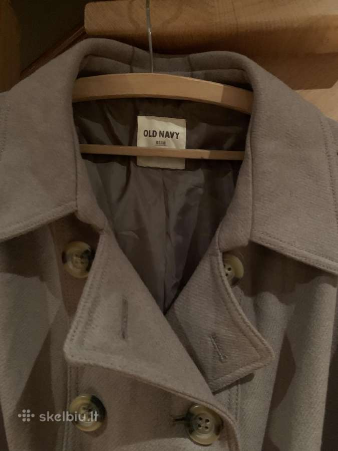 Smėlio spalvos Old Navy paltas - nuotraukos Nr. 11