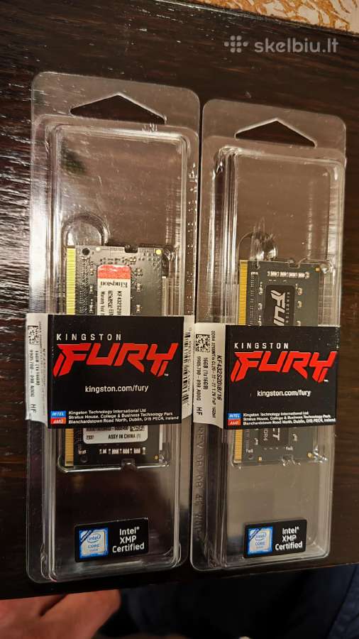 RAM Kingston Fury 16 GB Ddr4 3200mhz - Skelbiu.lt